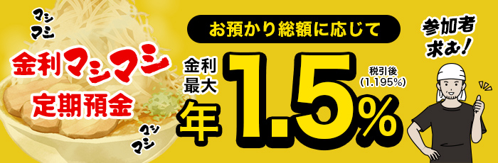 金利マシマシ定期