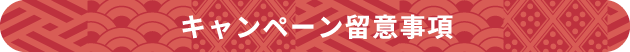 キャンペーン留意事項